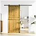 Porta del fienile Corona Marrone Miele 90 x 210 cm - Foto miniatura 2