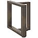 Gambe per Tavolino da Caffè a Forma di T 2 pz Nere 50x25x (42-43) cm Acciaio - Foto miniatura 4