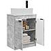 Mobile da bagno con lavabo Grigio Cemento 54 x 35 x 83 cm - Foto miniatura 3