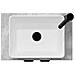 Mobile da bagno con lavabo Grigio Cemento 54 x 35 x 83 cm - Foto miniatura 7