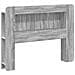 Testata del letto Grigio Sonoma Legno ingegnerizzato - Foto miniatura 1