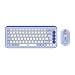 920-013277 tastiera Mouse incluso Universale Bluetooth QWERTZ Svizzere Lillà, Bianco - Foto miniatura 1