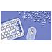 920-013277 tastiera Mouse incluso Universale Bluetooth QWERTZ Svizzere Lillà, Bianco - Foto miniatura 5