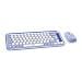 920-013277 tastiera Mouse incluso Universale Bluetooth QWERTZ Svizzere Lillà, Bianco - Foto miniatura 10