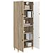 Set di armadi 2 pcs 66 x 34,5 x 90 cm Legno ingegnerizzato - Foto miniatura 2