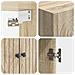 Set di armadi 2 pcs 66 x 34,5 x 90 cm Legno ingegnerizzato - Foto miniatura 7
