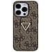 Guess Grip Stand 4g Triangle Strass Cover Per Iphone 15 Pro - Marrone - Foto miniatura 1