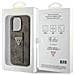 Guess Grip Stand 4g Triangle Strass Cover Per Iphone 15 Pro - Marrone - Foto miniatura 2