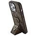 Guess Grip Stand 4g Triangle Strass Cover Per Iphone 15 Pro - Marrone - Foto miniatura 4