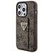 Guess Grip Stand 4g Triangle Strass Cover Per Iphone 15 Pro - Marrone - Foto miniatura 7