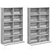 Mobile per CD 2 pz Sonoma grigio 65 x 23,5 x 97,5 cm - Foto miniatura 5