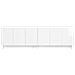 Supporto TV 140 x 34.5 x 40 cm Bianco Lucido - Foto miniatura 4