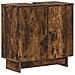 Armadio per Lavabo da Bagno EDE Rovere Fumo 59,5 x 31,5 x 59 cm - Foto miniatura 1