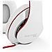 Cuffie Stereo con Microfono per PC Connessione Cavo Bianca e Rossa 1.2 m - Foto miniatura 2
