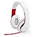 Cuffie Stereo con Microfono per PC Connessione Cavo Bianca e Rossa 1.2 m - Foto miniatura 1