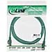 cavo patch per rete dati lan cat. 5e, 2x rj45, schermatura futp, colore verde, 0,3m - Foto miniatura 2