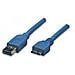 ICOC MUSB3-A-005 - Cavo USB 3.0 Superspeed A / Micro B 0,5 m - Foto miniatura 3