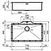 Lavello 1 Vasca 760x500 Mm Quadra Sottotop Inox Cod. 1217 850 - 1217850 - Foto miniatura 2