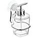 Dispenser Per Sapone Da Bagno, Design Eco Range, 9 X 8 X 14,7 Cm, Trasparente / cromato - Foto miniatura 1