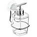 Dispenser Per Sapone Da Bagno, Design Eco Range, 9 X 8 X 14,7 Cm, Trasparente / cromato - Foto miniatura 2