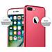 Custodia Compatibile Con Apple Iphone 8 Plus / Iphone 7 Plus / Iphone 7s Plus In Rosso Metallico - Coperchio Protettivo In Silicone Tpu Flessibile - Foto miniatura 5