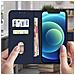 Custodia Iphone 12 Mini Portadocumenti Funzione Supporto Blu - Foto miniatura 3