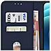 Custodia Iphone 12 Mini Portadocumenti Funzione Supporto Blu - Foto miniatura 5