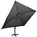 Ombrellone a Sbalzo con Doppia Copertura 400x300 cm Antracite - Foto miniatura 3