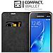 Custodia Compatibile Con Samsung Galaxy J1 Mini 2016 In Grigio Titanio - Coperchio Protettiva Con Chiusura Magnetica, Funzione Stand E Tasca Per Le Carte - Foto miniatura 4