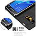Custodia Compatibile Con Samsung Galaxy J1 Mini 2016 In Grigio Titanio - Coperchio Protettiva Con Chiusura Magnetica, Funzione Stand E Tasca Per Le Carte - Foto miniatura 5