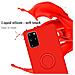 Cadorabo Custodia Compatibile Con Samsung Galaxy S20 Plus In Liquid Rosso - Coperchio Protettivo In Silicone Tpu Flessibile Con Anello - Foto miniatura 3