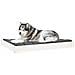 Cuccia Per Cani Bianca 101,5x74x9 Cm In Legno Massello Di Pino - Foto miniatura 5
