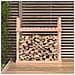 Portalegna 110x35x108,5 Cm In Legno Massello Di Douglas - Foto miniatura 3
