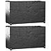 Coperture Mobili Giardino 2pz 8occhielli 125x55x75 Rettangolari - Foto miniatura 1