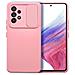 Custodia Tpu Silicone Cover Case Per Samsung Galaxy A53 5g A536 Pink - Foto miniatura 1
