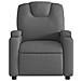 Poltrona Reclinabile In Tessuto Grigio Scuro - Foto miniatura 3