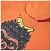 Felpa Da Bambino Con Stampa Gorilla Arancione Scuro 104 - Foto miniatura 5