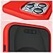 Cover Per Iphone 15 Pro Max Ibrida Semirigida Sottile Leggera Befluo, Rosso - Foto miniatura 3