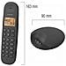 Telefono Fisso Logicom Dect Iloa 150 Solo Nero - Foto miniatura 6
