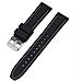 Cinturino In Morbido Silicone Compatibile Con Omega X Swatch Moonswatch 22mm Black+grey - Foto miniatura 2