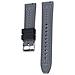 Cinturino In Morbido Silicone Compatibile Con Omega X Swatch Moonswatch 22mm Black+grey - Foto miniatura 5