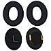 Cuscinetti Auricolari Di Ricambio Per Cuffie Bose Quietcomfort 45 Black - Foto miniatura 4