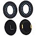 Cuscinetti Auricolari Di Ricambio Per Cuffie Bose Quietcomfort 45 Black - Foto miniatura 6