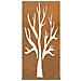 Rastrelliera per Legna da Ardere 40x30x80 cm in Acciaio Corten - Foto miniatura 3