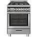 Cucina Elettrica ST664VI 4 Fuochi a Gas Forno Elettrico Multifunzione Termoventilato Classe A 60cm Colore Acciaio Inox - Foto miniatura 1