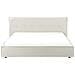 Letto Ad Acqua Lino Sintetico Lestre 180 X 200 Cm Bianco Sporco - Foto miniatura 3