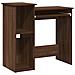 Scrivania Mensole Rovere Marrone 84x40x78 Cm Legno Multistrato - Foto miniatura 2