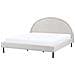 Letto Tessuto Margut 180 X 200 Cm Grigio Chiaro - Foto miniatura 2