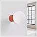 Lampada Da Parete Halo Rosso Ocra Ip44 Sl. 1727 - Moderno Lampada Da Parete Ocra Rossa 12x12x17 Cm - Foto miniatura 2