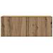 Mobili TV a Parete 4 pz Rovere Artigianale in Legno Multistrato - Foto miniatura 5